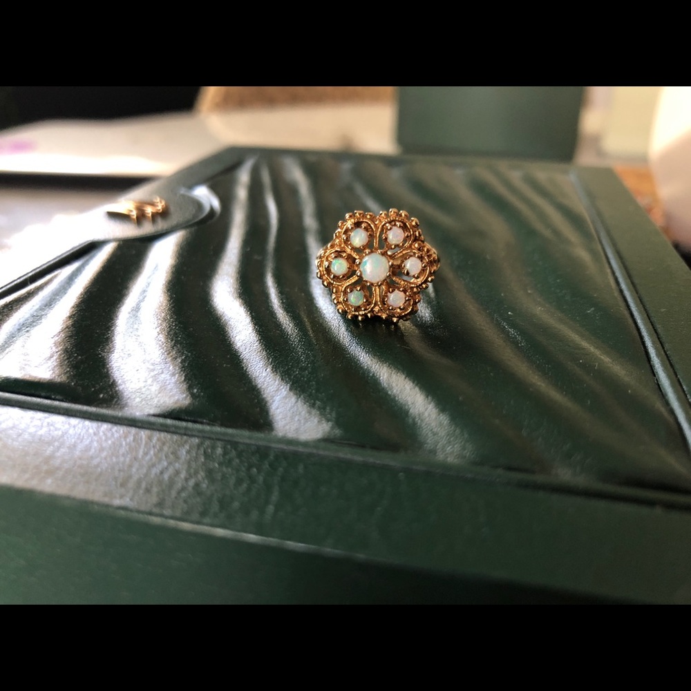 14k Gold SKAL Australian opal - Picture 2 of 8